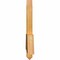 Ekena Millwork Eugene Rough Sawn Timber Gable Bracket, Western Red Cedar, 48"W x 18"H x 2"D x 6"F, 9/12 Pitch GBW048X18X0206EUG00RWR - alternate 3